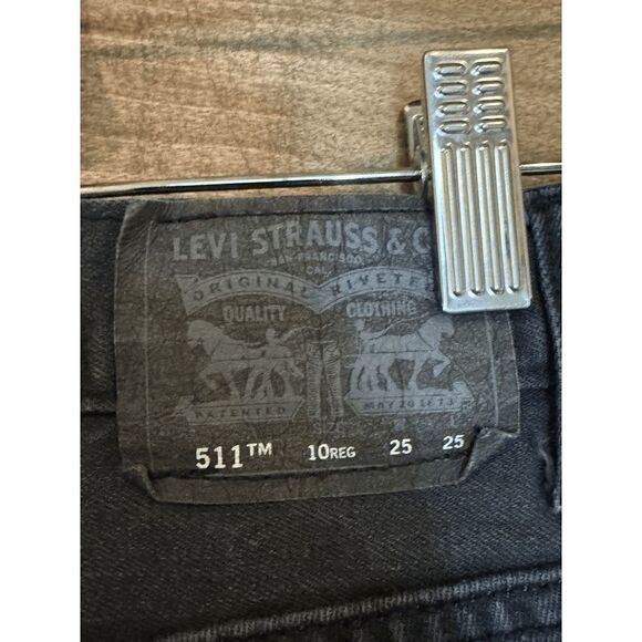 Levi Strauss Boys 511 10 Reg Straight Medium Wash Denim Stretch Adjustable Waist - Picture 4 of 4